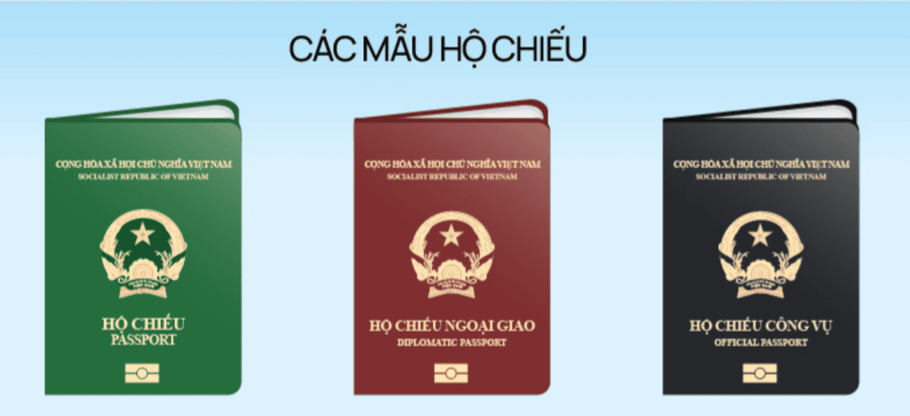 Các Loại Hộ Chiếu Việt Nam