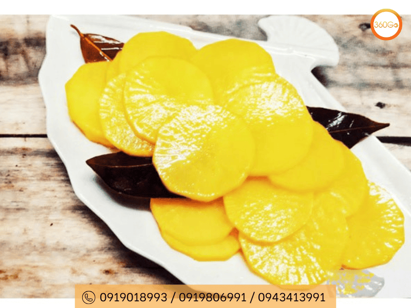 Kim chi củ cải vàng - du lịch 360Go 